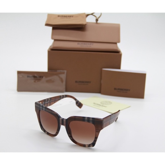 NEW SUNGLASSES BURBERRY KITTY BE4364 3967/13 EYEWEAR BURBERRY BE4364 396713 - Picture 8 of 11